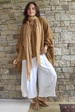 Suri Cushion Cotton Artist Smock Hazelnut